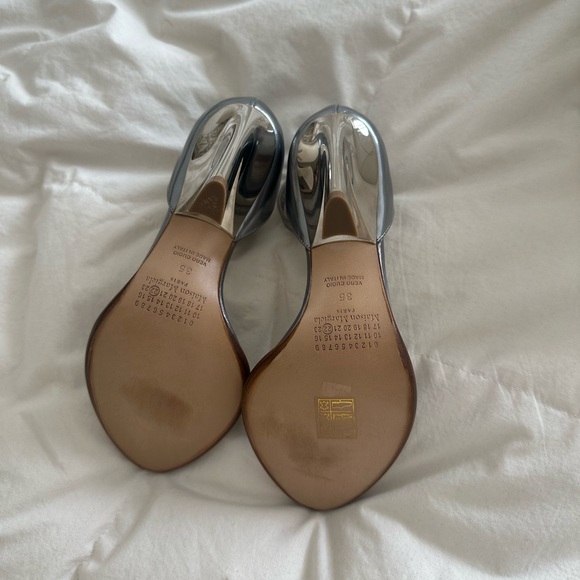 Maison Margiela Brand New Silver Heels - Picture 5 of 6